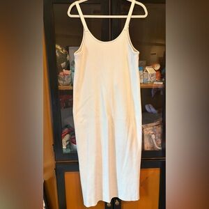 Vince White Ribbed Cami Dress XL